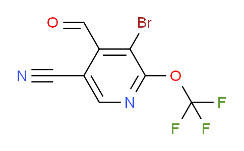 AM190703 | 1806013-89-7 | 3-Bromo-5-cyano-2-(trifluoromethoxy)pyridine-4-carboxaldehyde