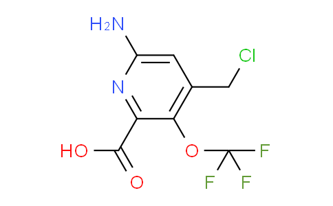 AM190705 | 1803440-62-1 | 6-Amino-4-(chloromethyl)-3-(trifluoromethoxy)pyridine-2-carboxylic acid