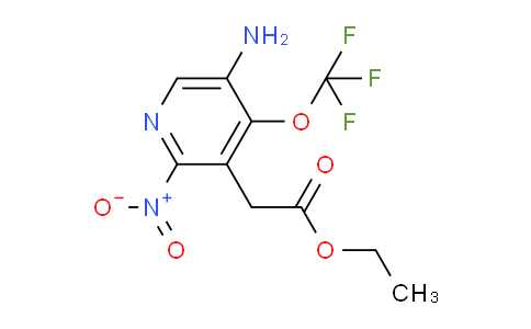 Ethyl 5-amino-2-nitro-4-(trifluoromethoxy)pyridine-3-acetate