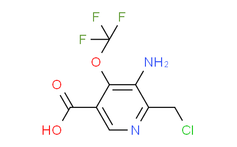 AM190713 | 1804481-33-1 | 3-Amino-2-(chloromethyl)-4-(trifluoromethoxy)pyridine-5-carboxylic acid