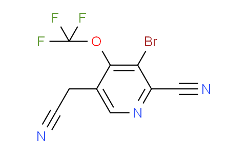 AM190717 | 1804393-46-1 | 3-Bromo-2-cyano-4-(trifluoromethoxy)pyridine-5-acetonitrile