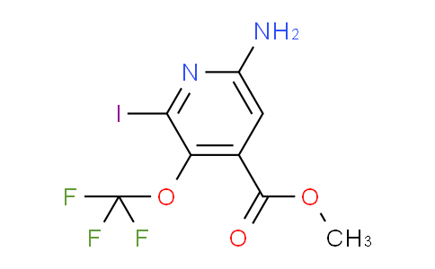 Methyl 6-amino-2-iodo-3-(trifluoromethoxy)pyridine-4-carboxylate