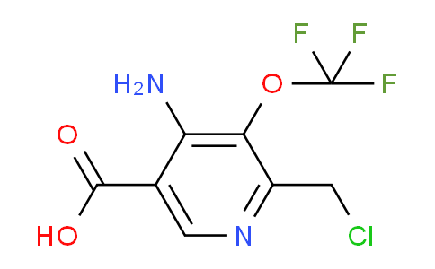 AM190732 | 1804017-91-1 | 4-Amino-2-(chloromethyl)-3-(trifluoromethoxy)pyridine-5-carboxylic acid