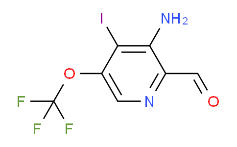 AM190739 | 1804605-86-4 | 3-Amino-4-iodo-5-(trifluoromethoxy)pyridine-2-carboxaldehyde