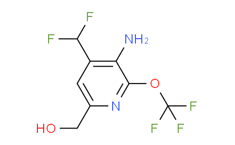 AM190748 | 1803990-85-3 | 3-Amino-4-(difluoromethyl)-2-(trifluoromethoxy)pyridine-6-methanol