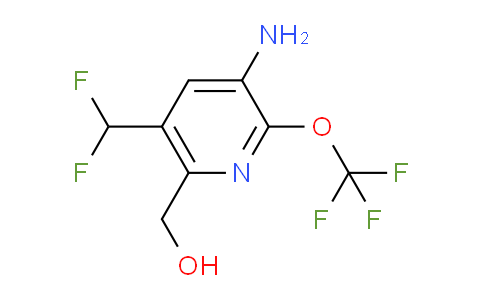 AM190752 | 1804378-72-0 | 3-Amino-5-(difluoromethyl)-2-(trifluoromethoxy)pyridine-6-methanol