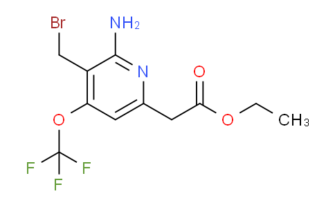 AM19076 | 1804019-97-3 | Ethyl 2-amino-3-(bromomethyl)-4-(trifluoromethoxy)pyridine-6-acetate