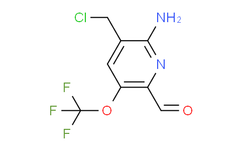 AM190766 | 1804537-58-3 | 2-Amino-3-(chloromethyl)-5-(trifluoromethoxy)pyridine-6-carboxaldehyde