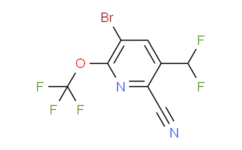 AM190778 | 1803525-11-2 | 5-Bromo-2-cyano-3-(difluoromethyl)-6-(trifluoromethoxy)pyridine