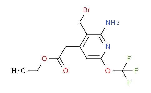 AM19079 | 1806213-55-7 | Ethyl 2-amino-3-(bromomethyl)-6-(trifluoromethoxy)pyridine-4-acetate