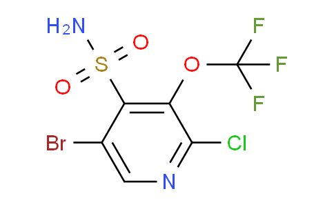 5-Bromo-2-chloro-3-(trifluoromethoxy)pyridine-4-sulfonamide