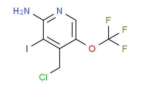 2-Amino-4-(chloromethyl)-3-iodo-5-(trifluoromethoxy)pyridine