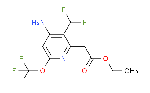 AM19084 | 1804612-92-7 | Ethyl 4-amino-3-(difluoromethyl)-6-(trifluoromethoxy)pyridine-2-acetate