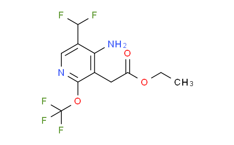 AM19085 | 1803953-61-8 | Ethyl 4-amino-5-(difluoromethyl)-2-(trifluoromethoxy)pyridine-3-acetate