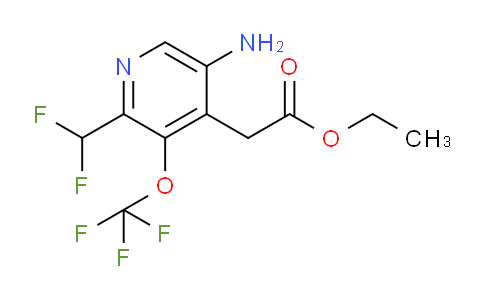 AM19086 | 1806098-87-2 | Ethyl 5-amino-2-(difluoromethyl)-3-(trifluoromethoxy)pyridine-4-acetate