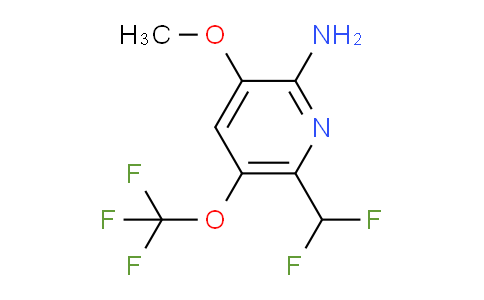 AM190869 | 1806092-43-2 | 2-Amino-6-(difluoromethyl)-3-methoxy-5-(trifluoromethoxy)pyridine