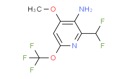 AM190875 | 1804575-22-1 | 3-Amino-2-(difluoromethyl)-4-methoxy-6-(trifluoromethoxy)pyridine