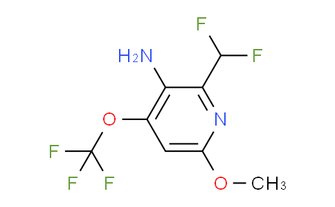 AM190877 | 1804525-68-5 | 3-Amino-2-(difluoromethyl)-6-methoxy-4-(trifluoromethoxy)pyridine