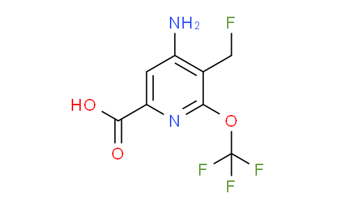 AM190878 | 1803990-67-1 | 4-Amino-3-(fluoromethyl)-2-(trifluoromethoxy)pyridine-6-carboxylic acid