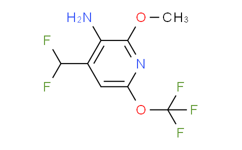 AM190879 | 1804428-24-7 | 3-Amino-4-(difluoromethyl)-2-methoxy-6-(trifluoromethoxy)pyridine