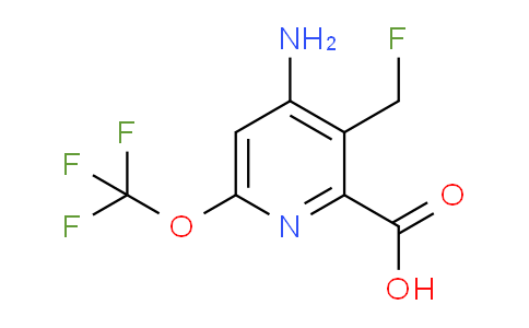 AM190881 | 1804614-59-2 | 4-Amino-3-(fluoromethyl)-6-(trifluoromethoxy)pyridine-2-carboxylic acid