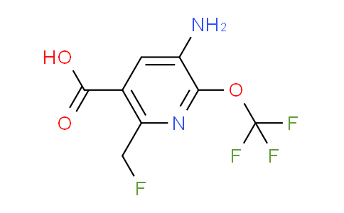 AM190884 | 1804466-82-7 | 3-Amino-6-(fluoromethyl)-2-(trifluoromethoxy)pyridine-5-carboxylic acid