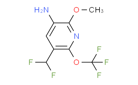 AM190885 | 1804428-29-2 | 3-Amino-5-(difluoromethyl)-2-methoxy-6-(trifluoromethoxy)pyridine