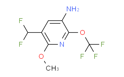 AM190889 | 1803933-84-7 | 3-Amino-5-(difluoromethyl)-6-methoxy-2-(trifluoromethoxy)pyridine