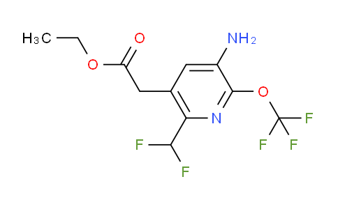 AM19090 | 1804604-14-5 | Ethyl 3-amino-6-(difluoromethyl)-2-(trifluoromethoxy)pyridine-5-acetate