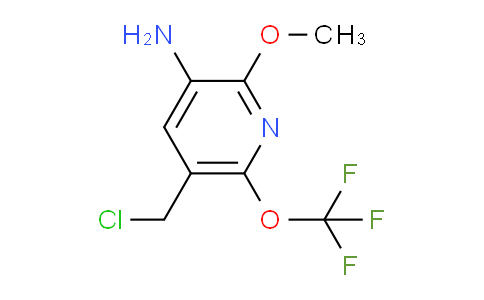 3-Amino-5-(chloromethyl)-2-methoxy-6-(trifluoromethoxy)pyridine