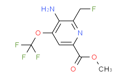 AM190918 | 1806003-67-7 | Methyl 3-amino-2-(fluoromethyl)-4-(trifluoromethoxy)pyridine-6-carboxylate
