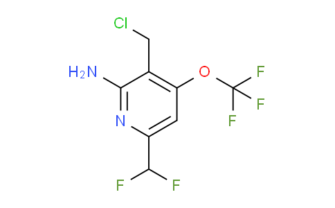 2-Amino-3-(chloromethyl)-6-(difluoromethyl)-4-(trifluoromethoxy)pyridine