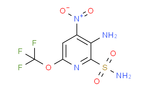 3-Amino-4-nitro-6-(trifluoromethoxy)pyridine-2-sulfonamide