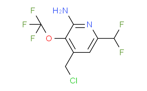 2-Amino-4-(chloromethyl)-6-(difluoromethyl)-3-(trifluoromethoxy)pyridine