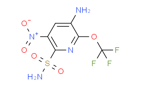 3-Amino-5-nitro-2-(trifluoromethoxy)pyridine-6-sulfonamide