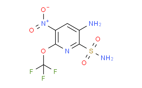 3-Amino-5-nitro-6-(trifluoromethoxy)pyridine-2-sulfonamide