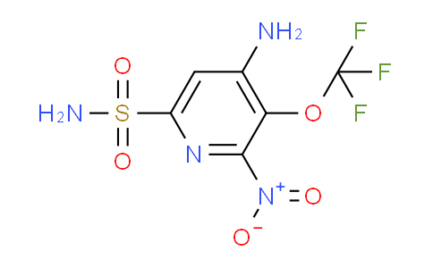 4-Amino-2-nitro-3-(trifluoromethoxy)pyridine-6-sulfonamide