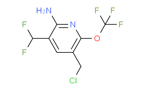 2-Amino-5-(chloromethyl)-3-(difluoromethyl)-6-(trifluoromethoxy)pyridine