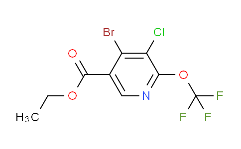 AM190949 | 1804652-72-9 | Ethyl 4-bromo-3-chloro-2-(trifluoromethoxy)pyridine-5-carboxylate