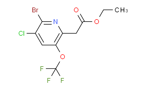 AM19095 | 1804391-96-5 | Ethyl 2-bromo-3-chloro-5-(trifluoromethoxy)pyridine-6-acetate