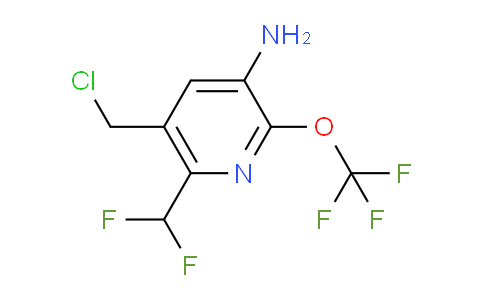 AM190954 | 1806104-85-7 | 3-Amino-5-(chloromethyl)-6-(difluoromethyl)-2-(trifluoromethoxy)pyridine