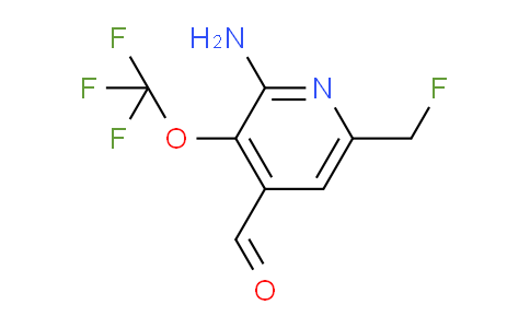 2-Amino-6-(fluoromethyl)-3-(trifluoromethoxy)pyridine-4-carboxaldehyde