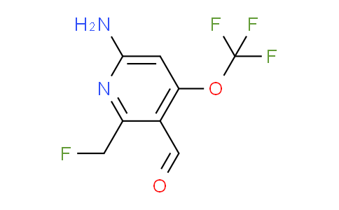 6-Amino-2-(fluoromethyl)-4-(trifluoromethoxy)pyridine-3-carboxaldehyde