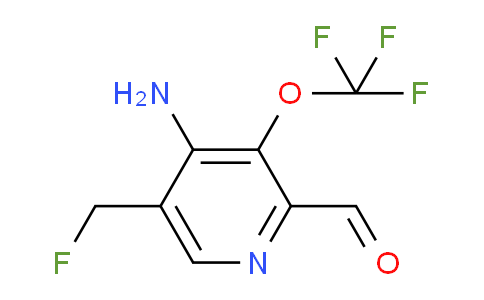 4-Amino-5-(fluoromethyl)-3-(trifluoromethoxy)pyridine-2-carboxaldehyde