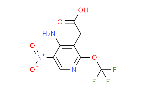 4-Amino-5-nitro-2-(trifluoromethoxy)pyridine-3-acetic acid