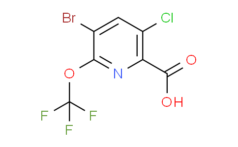 AM190981 | 1804634-03-4 | 3-Bromo-5-chloro-2-(trifluoromethoxy)pyridine-6-carboxylic acid