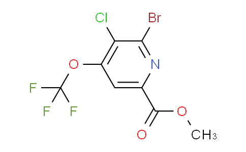 AM190998 | 1806225-97-7 | Methyl 2-bromo-3-chloro-4-(trifluoromethoxy)pyridine-6-carboxylate