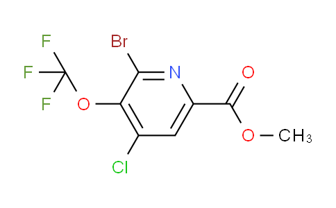 AM191000 | 1803437-02-6 | Methyl 2-bromo-4-chloro-3-(trifluoromethoxy)pyridine-6-carboxylate