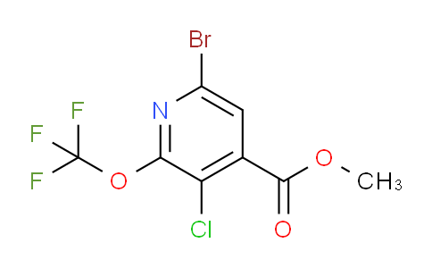 AM191006 | 1806226-06-1 | Methyl 6-bromo-3-chloro-2-(trifluoromethoxy)pyridine-4-carboxylate