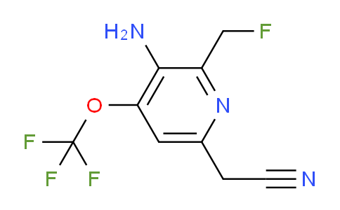 AM191011 | 1803989-22-1 | 3-Amino-2-(fluoromethyl)-4-(trifluoromethoxy)pyridine-6-acetonitrile